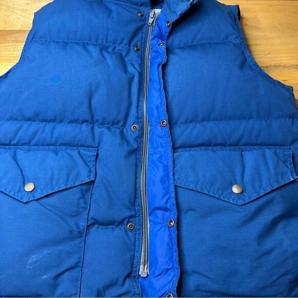 CLASS 5 Blue Vintage Down Vest Sz M - Picture 8 of 11